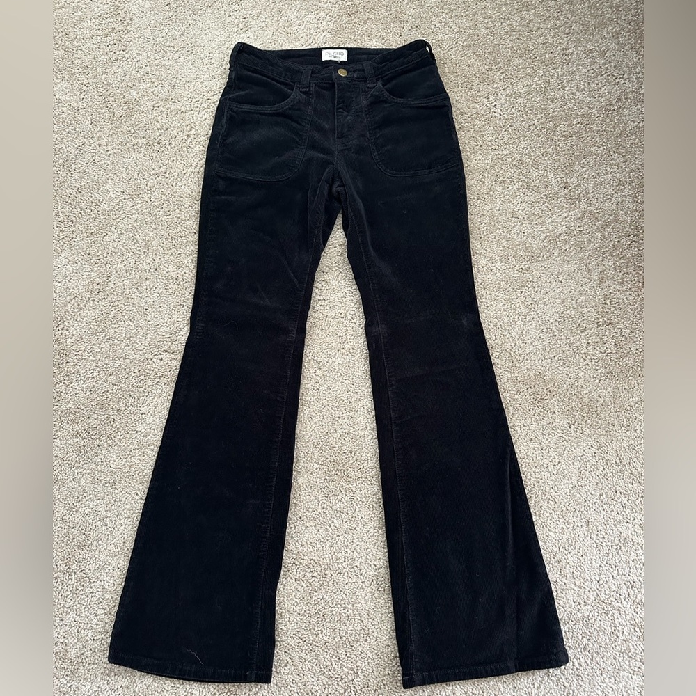 Pilcro by Anthropologie black corduroy pants, like new!